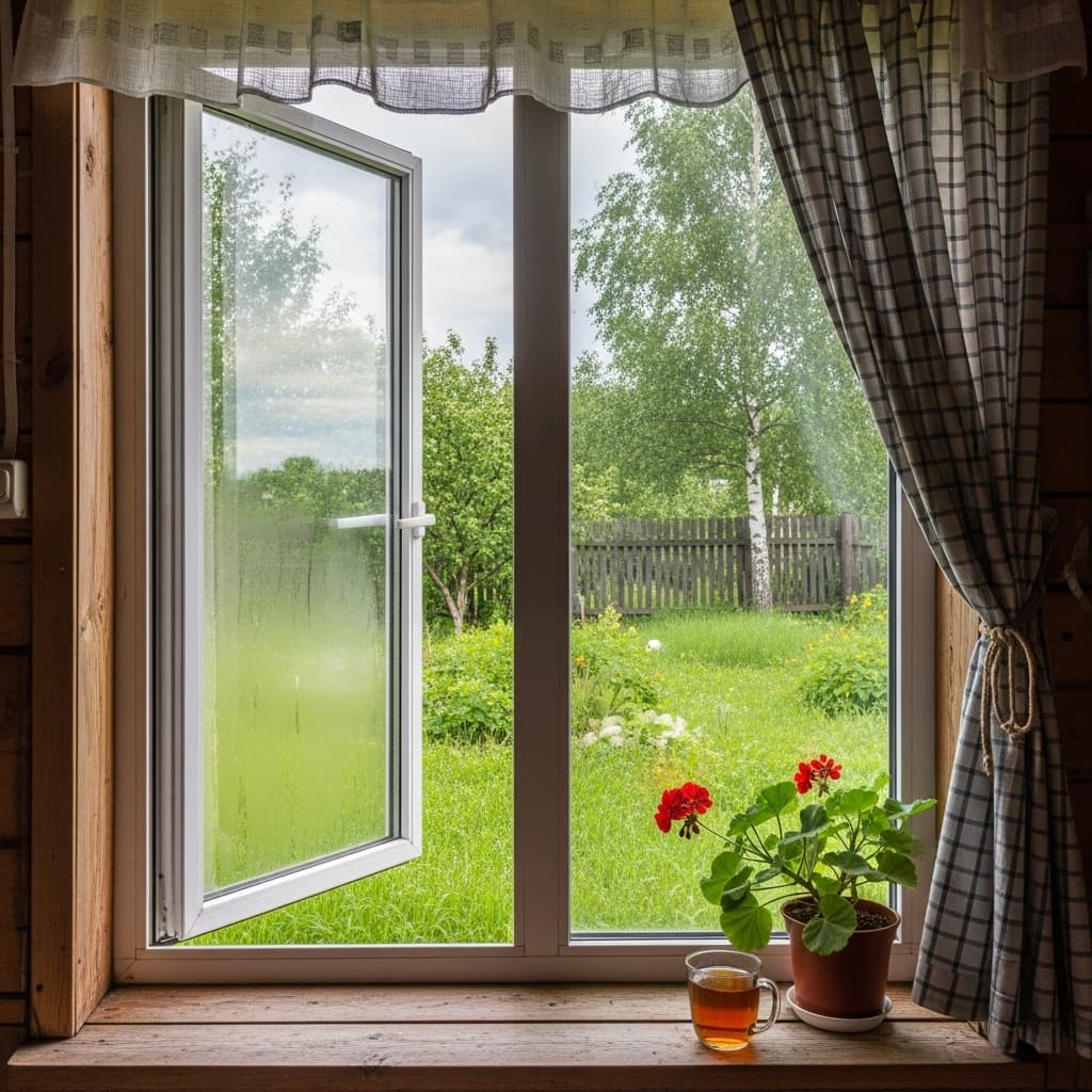 Дачное окно
